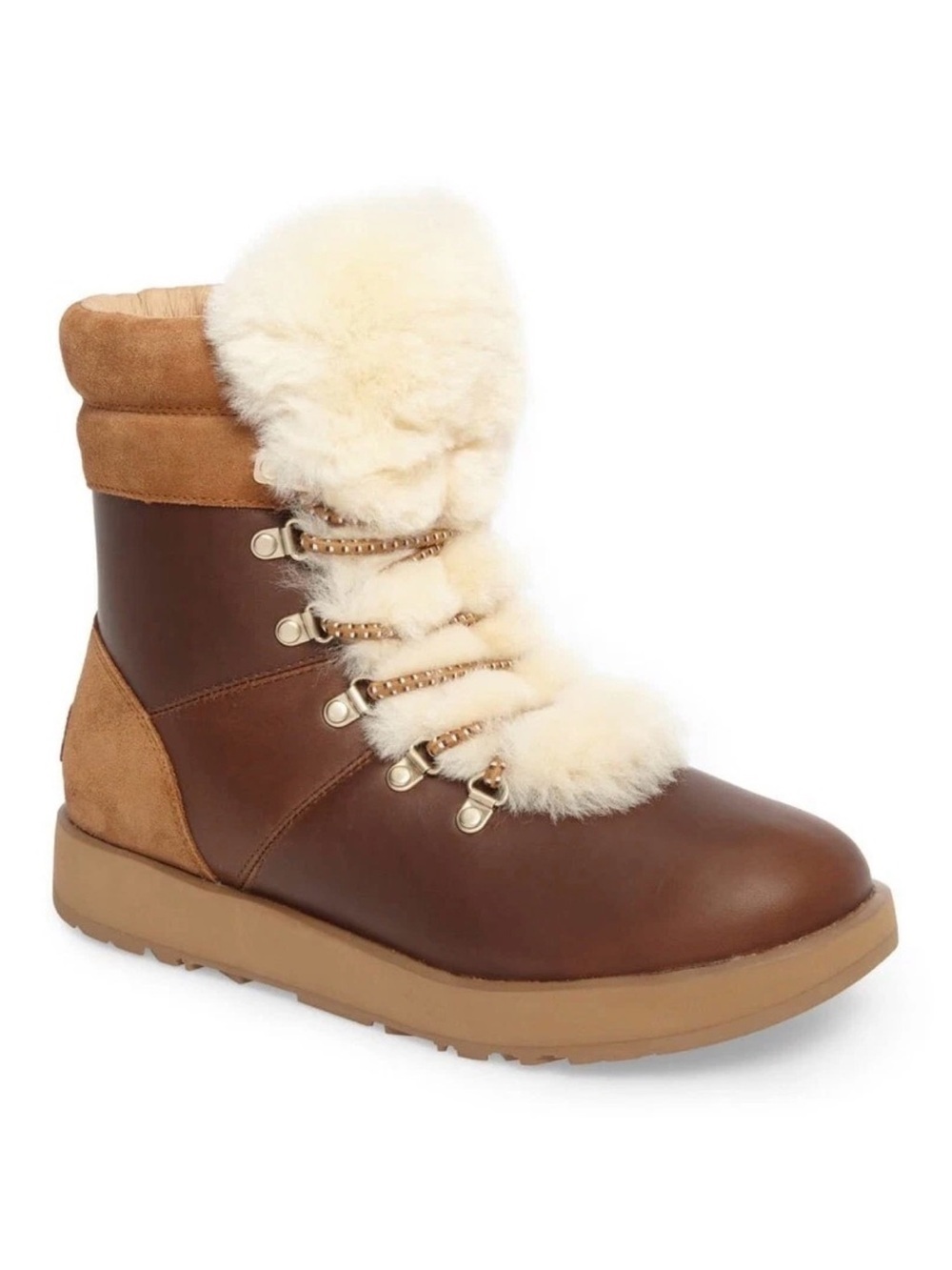 Ugg Viki Waterproof Boot Brown Suede Leather